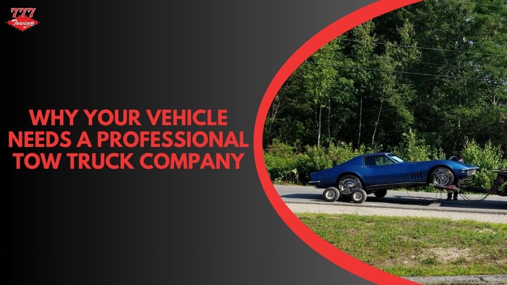 Why Your Vehicle Needs a Professional Tow Truck Company
